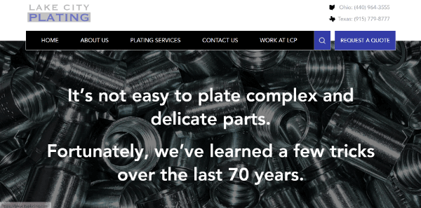 Lake City Plating LLC_公式キャプチャ